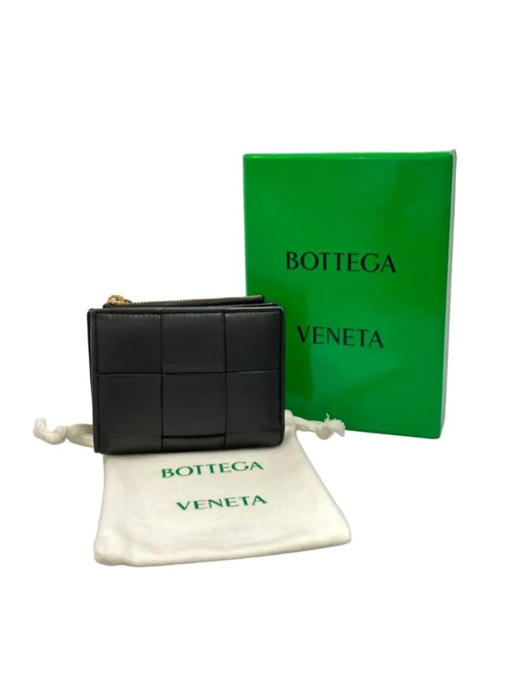 Bottega Veneta Bifold Wallet Maxi Intrecciato